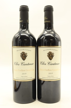 (2) 2019 Clos Cantenac, Saint-Emilion Grand Cru