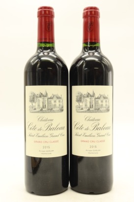 (2) 2015 Chateau Cote de Baleau, Saint-Emilion Grand Cru