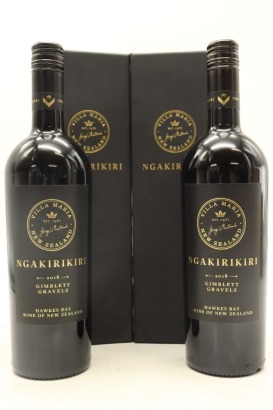 (2) 2018 Villa Maria The Gravels Ngakirikiri, Gimblett Gravels (GB)
