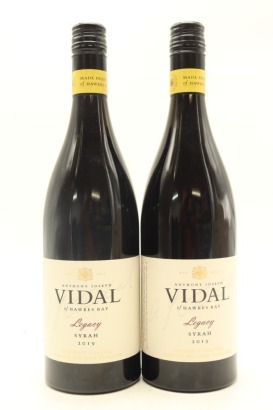 (2) 2019 Vidal Estate Legacy Syrah, Gimblett Gravels