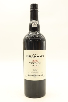 (1) 2007 W & J Graham's Vintage Port, Portugal, 20% ABV [JR17] [RP97] [WE95] [WS96]