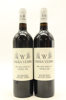 (2) 2016 Yarra Yering Dry Red No. 1, Yarra Valley