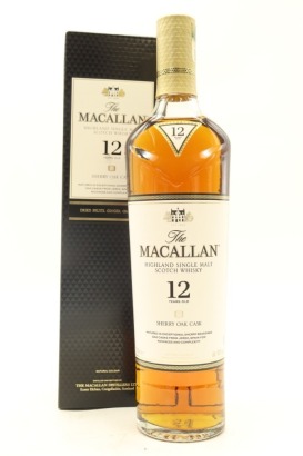 (1) The Macallan Sherry Oak Cask 12 Year Old Single Malt Scotch Whisky, 40% ABV (GB)