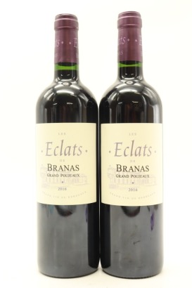 (2) 2016 Chateau Branas Grand Poujeaux 'Les Eclats de Branas', Moulis-en-Medoc