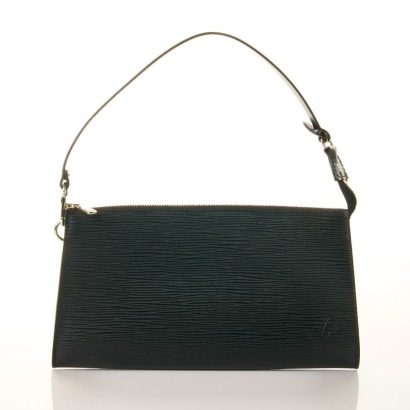 Louis Vuitton, Black Epi Pochette Bag