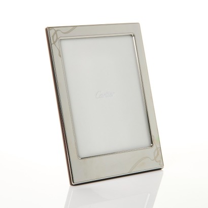 Cartier, Silver-tone Photo Frame with Box - Near new