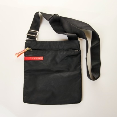 Prada, Black Messenger Bag