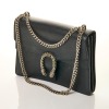 Gucci, Black Leather Dionysus Bag - 2