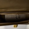 Celine, Yellow Tri-Colour Elephant Embossed Calfskin Small Trapeze - 3