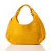 Bottega Veneta, Buttercup Intrecciato Medium Campana Bag