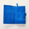 Bottega Veneta, Blue Intrecciato Zip Wallet - 3