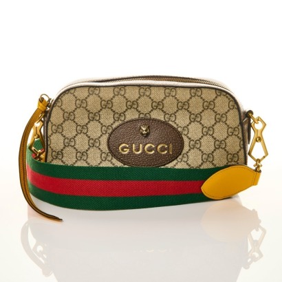Gucci, GG Supreme Coated Canvas Neo Vintage Web Messenger Bag