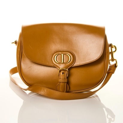 Christian Dior, Camel Box Calfskin Bobby Bag, circa 2020