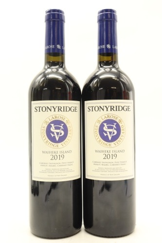 (2) 2019 Stonyridge Vineyard Larose, Waiheke Island