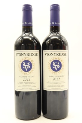(2) 2022 Stonyridge Vineyard Larose, Waiheke Island