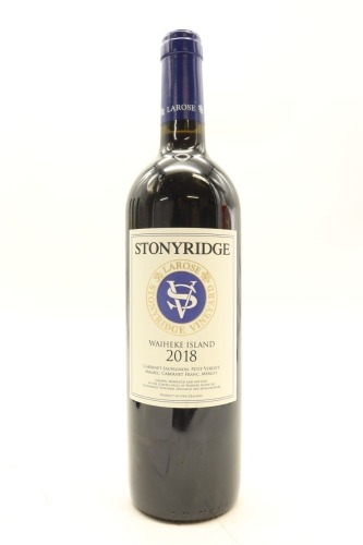 (1) 2018 Stonyridge Vineyard Larose, Waiheke Island