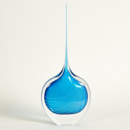 A Katie Brown Modernist Glass Vase