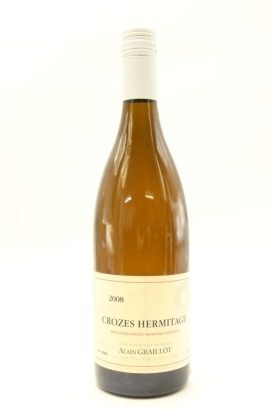(1) 2008 Domaine Alain Graillot Crozes-Hermitage Blanc, Rhone