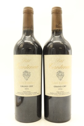 (2) 2016 Clos Cantenac 'Petit Cantenac', Saint-Emilion Grand Cru