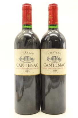 (2) 2009 Chateau Cantenac, Saint-Emilion Grand Cru