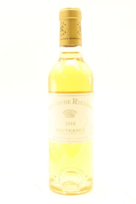 (1) 2018 Chateau Rieussec 'Les Carmes de Rieussec', Sauternes, 375ml