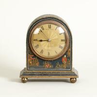 An French Edwardian Chinoiserie Clock by Mappin & Webb