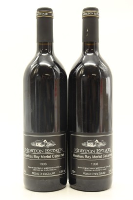 (2) 1998 Morton Estate Black Label Merlot - Cabernet Sauvignon, Hawke's Bay