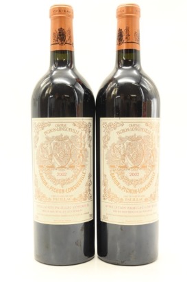 (2) 2002 Chateau Pichon-Longueville au Baron de Pichon-Longueville, Pauillac