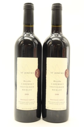 (2) 1999 St. Jerome 'Matuka' Cabernet Sauvignon - Merlot, Henderson