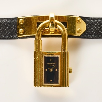 Herm&egrave;s, 20mm Kelly Padlock Style Quartz Wristwatch, circa 1997 - with Box