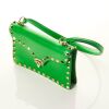 Valentino, Green Vitello Mini Rockstud Flap Bag - 2