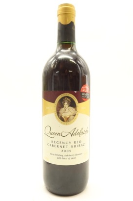(1) 2005 Queen Adelaide Regency Red Shiraz - Ruby Cabernet - Cabernet Sauvignon, South Eastern Australia