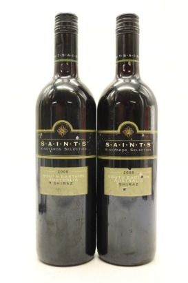 (2) 2008 Saints Vineyard Selection Shiraz, Australia