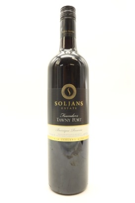 (1) Soljans Reserve Range 'Founders' Tawny Port, Kumeu, 19% ABV