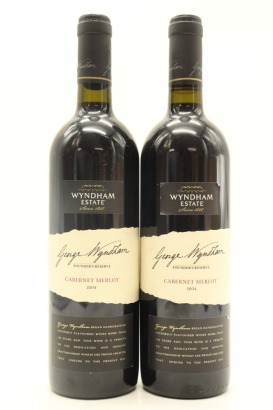 (2) 2004 George Wyndham George Wyndham Founder's Reserve Cabernet - Merlot, South Australia