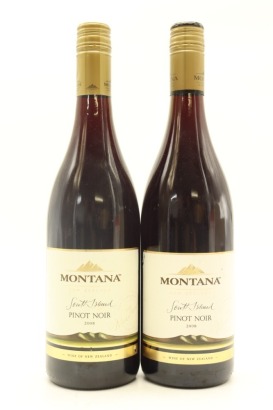 (2) 2008 Montana South Island Pinot Noir, South Island