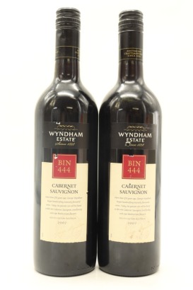 (2) 2007 George Wyndham Bin 444 Cabernet Sauvignon, South Eastern Australia