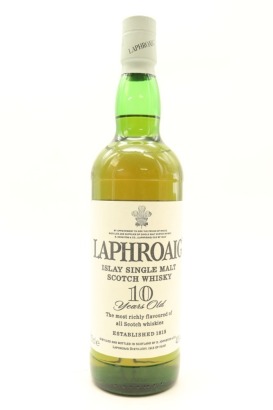 (1) Laphroaig 10 Year Old Single Malt Scotch Whisky, 40% ABV