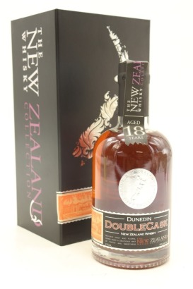 (1) The New Zealand Whisky Collection Dunedin Double Cask 18 Year Old Single Malt Whisky, 40% ABV, 375ml (GB)