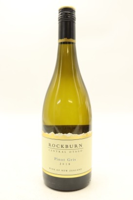 (1) 2018 Rockburn Pinot Gris, Central Otago