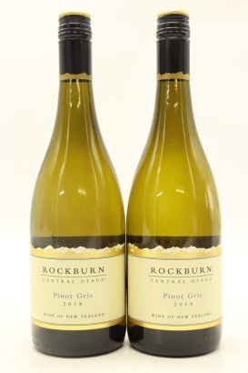 (2) 2018 Rockburn Pinot Gris, Central Otago