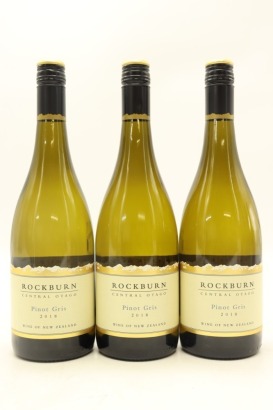 (3) 2018 Rockburn Pinot Gris, Central Otago