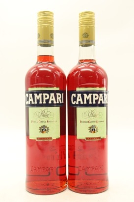 (2) Campari Bitter Aperitif, Lombardy, 25% ABV, 750ml