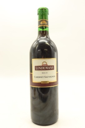 (1) 2000 Lindeman's Bin 45 Cabernet Sauvignon, South Eastern Australia