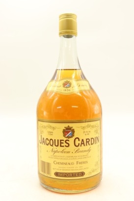 (1) Jacques Cardin Napoleon Brandy, 37.2% ABV, 1125ml
