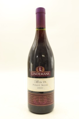 (1) 2003 Lindeman's Bin 99 Pinot Noir, South Eastern Australia