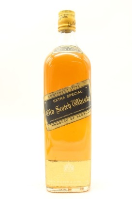 (1) Johnnie Walker Black Label Extra Special Blended Scotch Whisky, Circa. 1970s, 1000ml