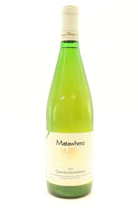 (1) 1992 Matawhero Gewurztraminer, Gisborne