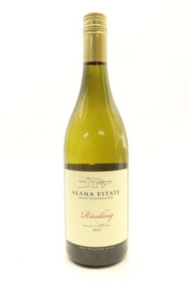 (1) 2011 Alana Estate Riesling, Martinborough