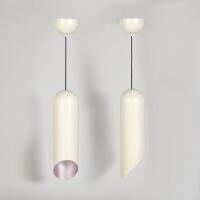 A Pair of Tom Dixon Hanging Pipe Pendants